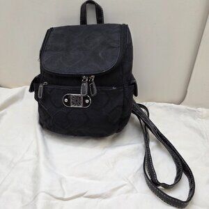 Black Mini Backpack | Compact, Hands-Free, Purse-Style Carry